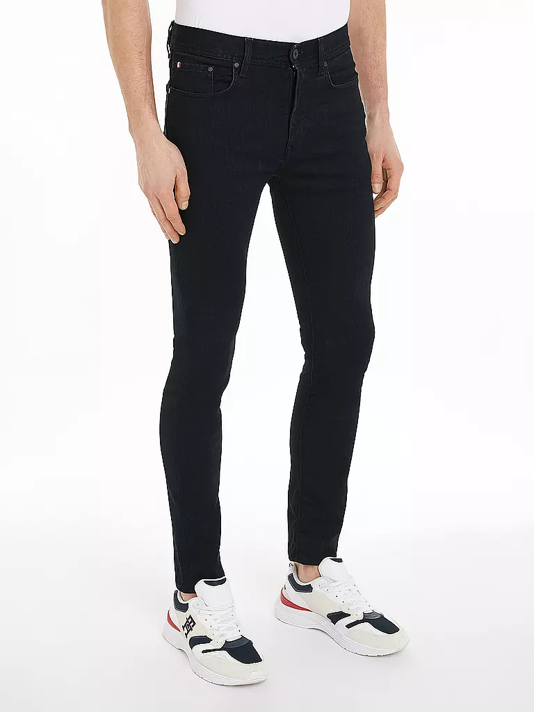 TOMMY HILFIGER Jeans Slim Fit BLEECKER schwarz