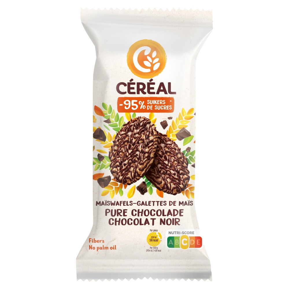 3x Céréal Maiswafel Puur108 gr