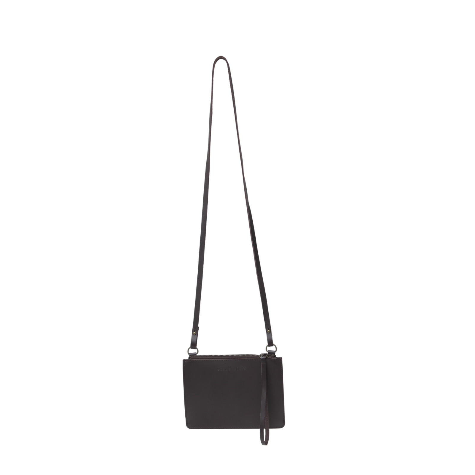 Clutch Chelsea Leder Braun