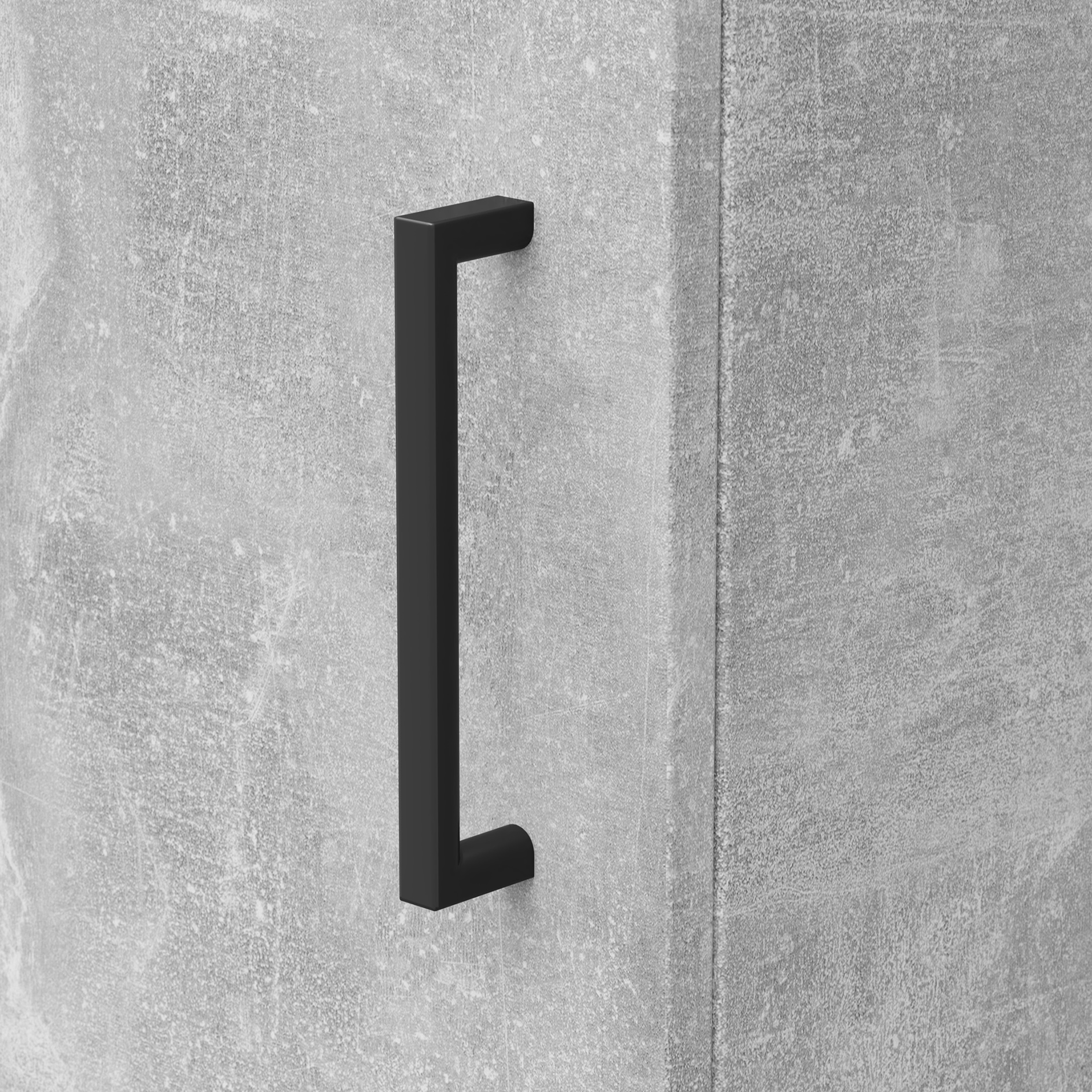 Drehtürenschrank - Betonoptik - Breite 50 cm