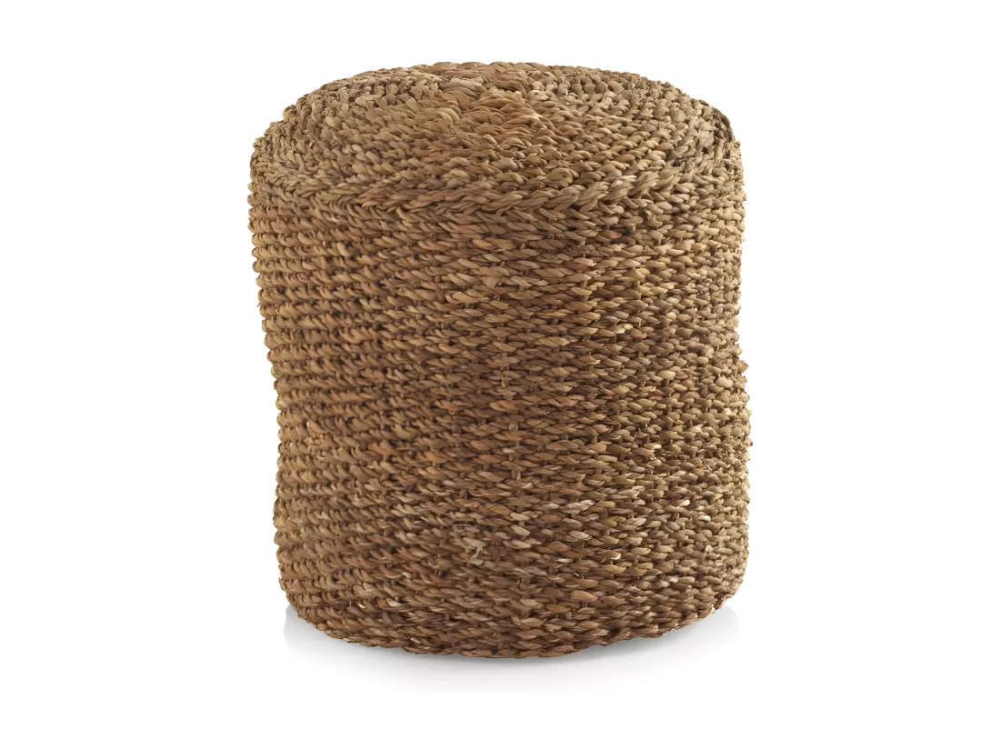 Pouf algues et coton 40 en diamètre