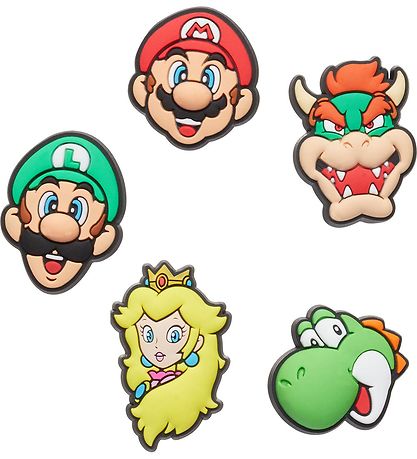 Crocs Anhänger - Super Mario - 5er-Pack