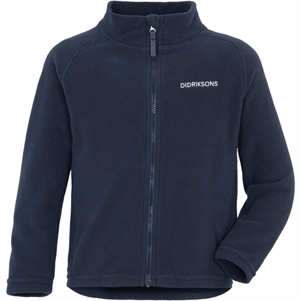 Navy Monte Kids Fleece Cardigan | Luksusbaby