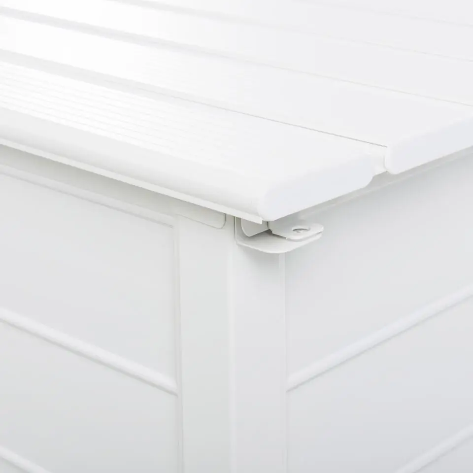 CAMPALTO - Kussenbox - Wit - 123 x 60 cm - Aluminium