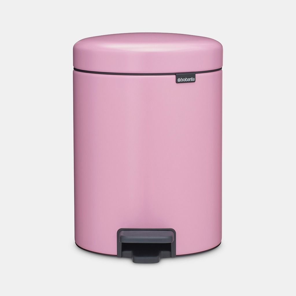 NewIcon Pedaalemmer, 5 liter, kunststof binnenemmer - Lilac Pink