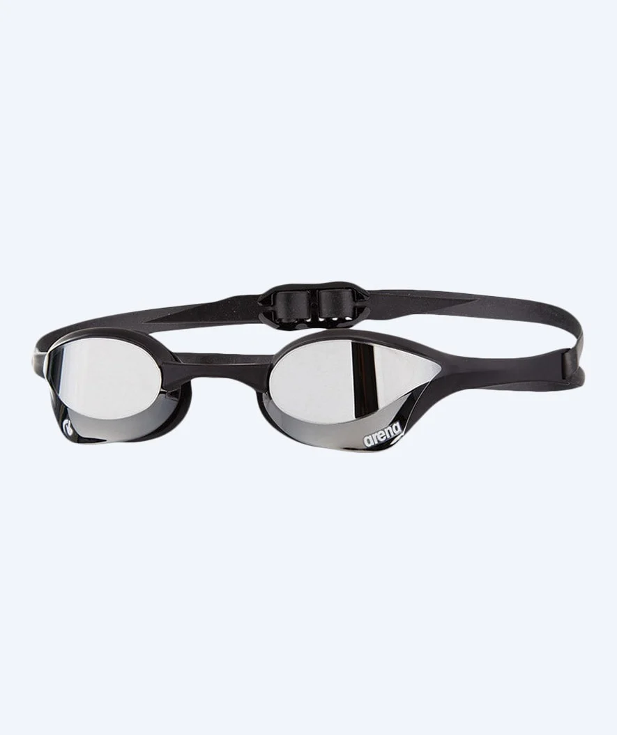 Arena Elite svømmebriller - Cobra Ultra SWIPE Mirror - Sort/sølv