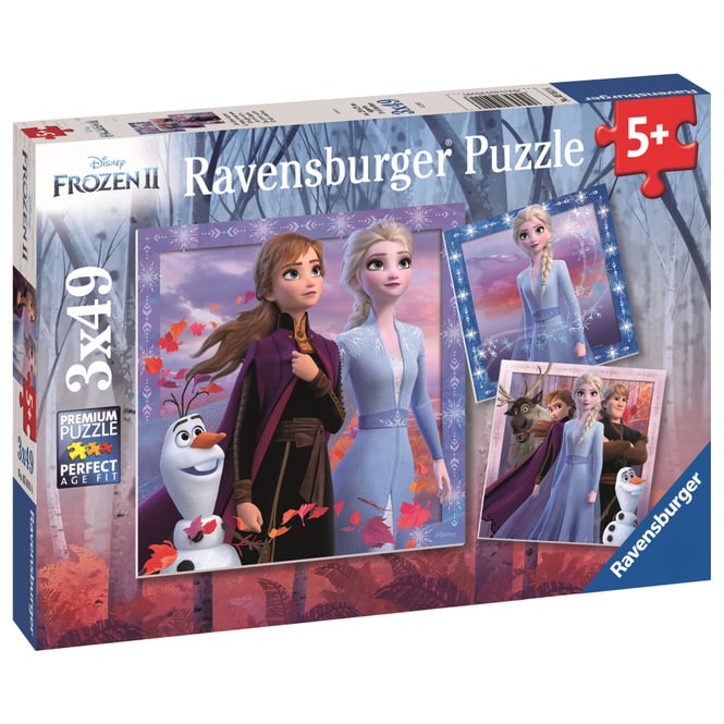 Kinderpuzzle - Die Eiskönigin 2 - Die Reise beginnt - 3 x 49 Teile