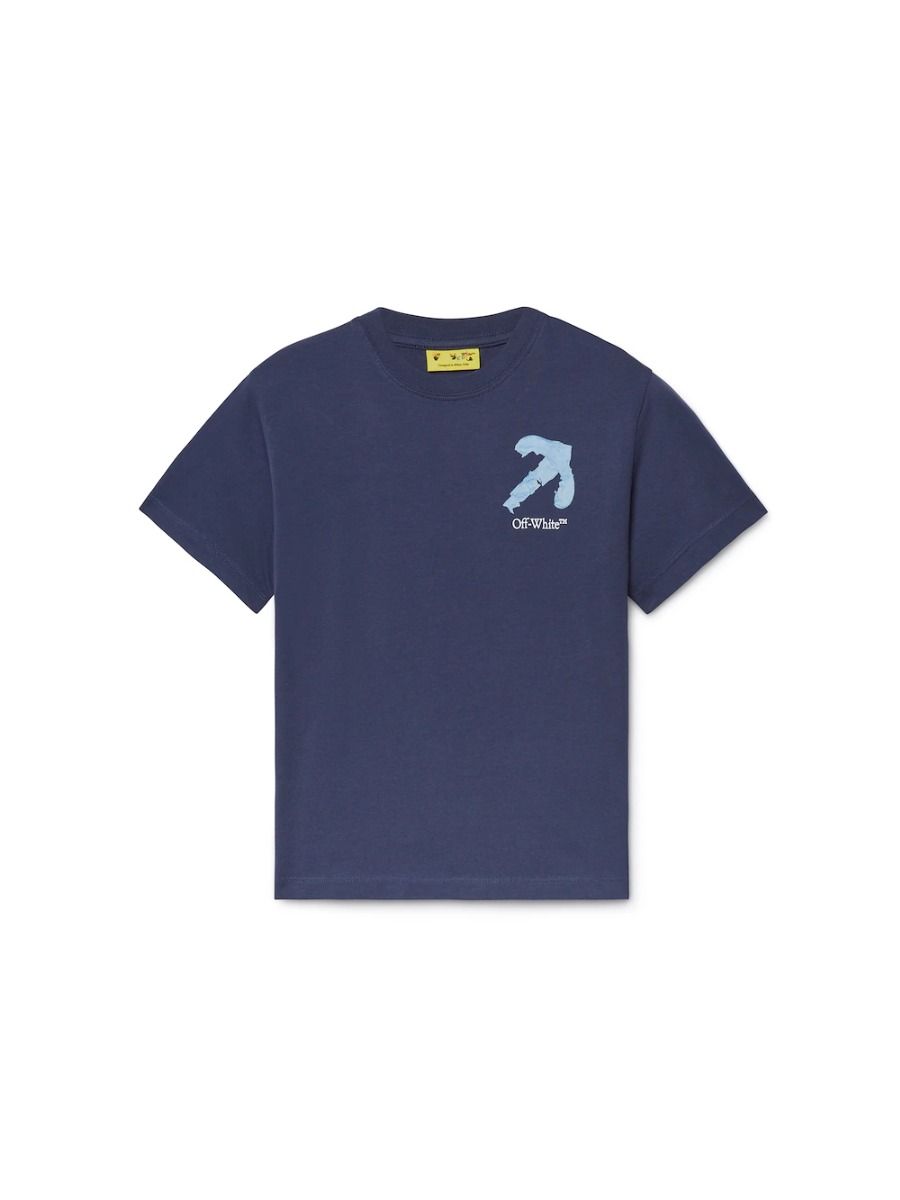 Off-White Navy Blue Arrow S/S T-Shirt