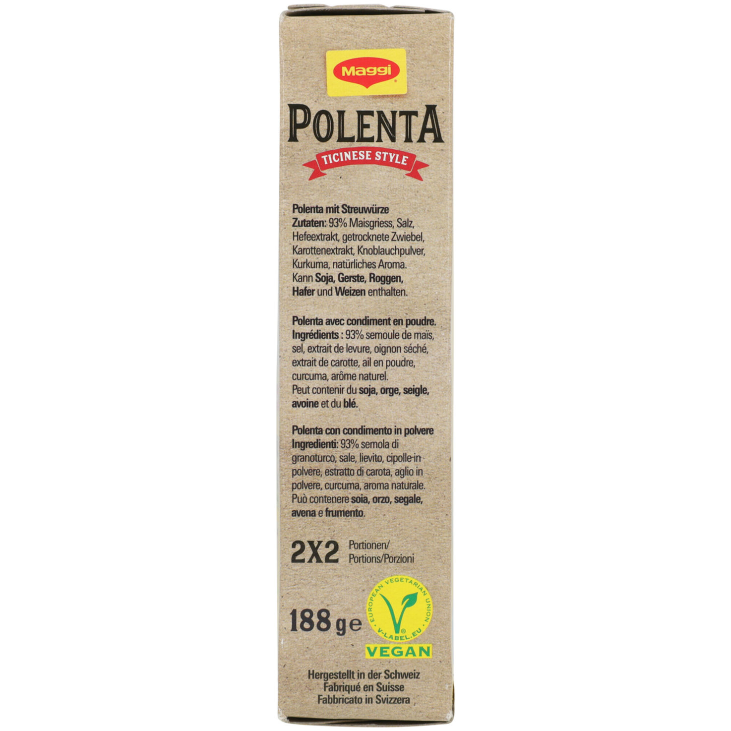 Maggi Polenta Ticinese-Style 188G