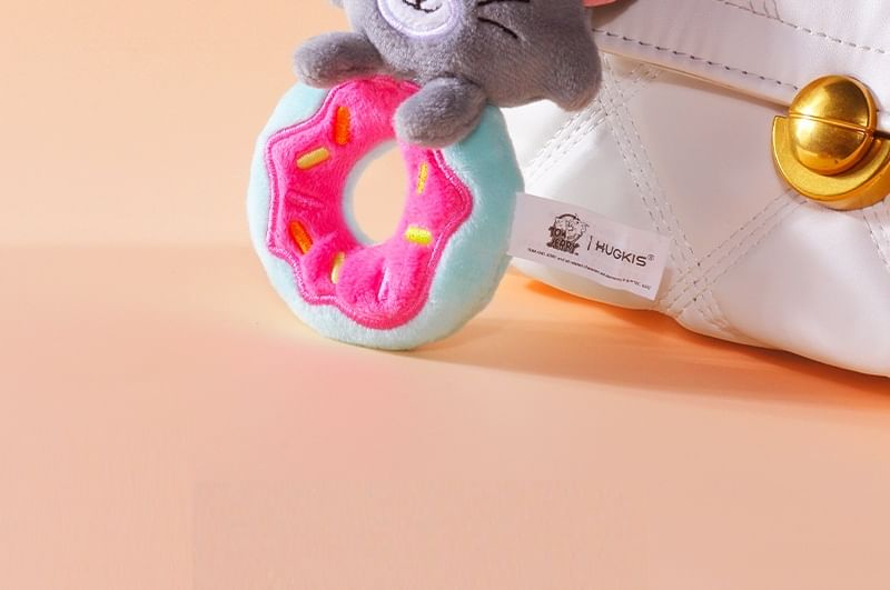 HUGKIS - Tom & Jerry Food Pluche Tashanger Sleutelhanger (Verschillende Ontwerpen)