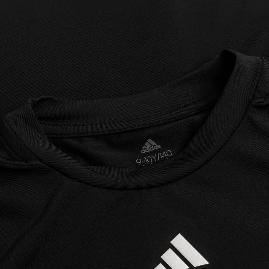 adidas Baselayer Techfit - Noir Enfant Manches Longues