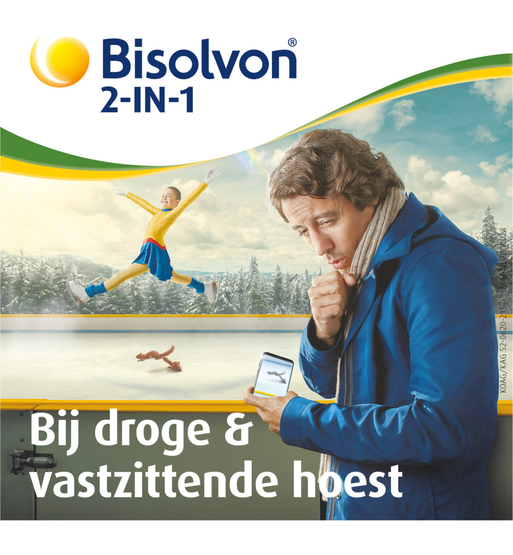 Bisolvon Drank 2-in-1 volwassenen (133 ml)