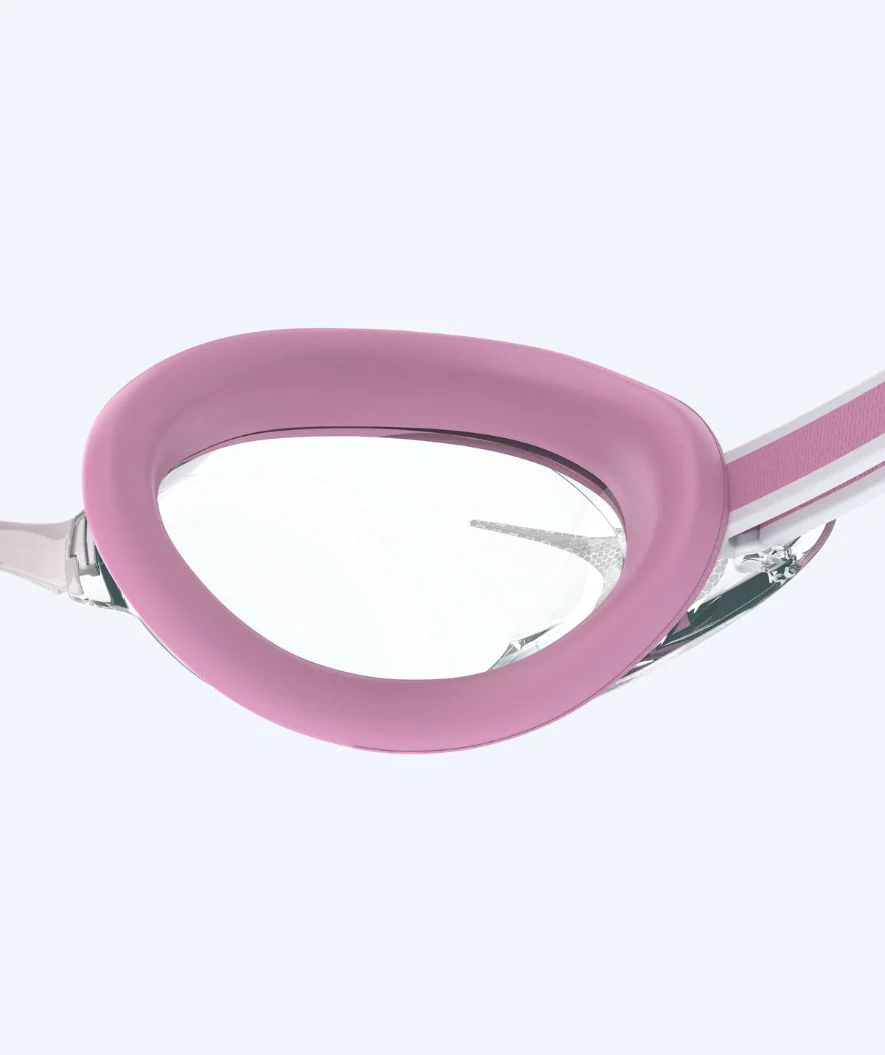 Speedo Elite svømmebriller til damer - Vanquisher 3.0 - Lyserød/klar