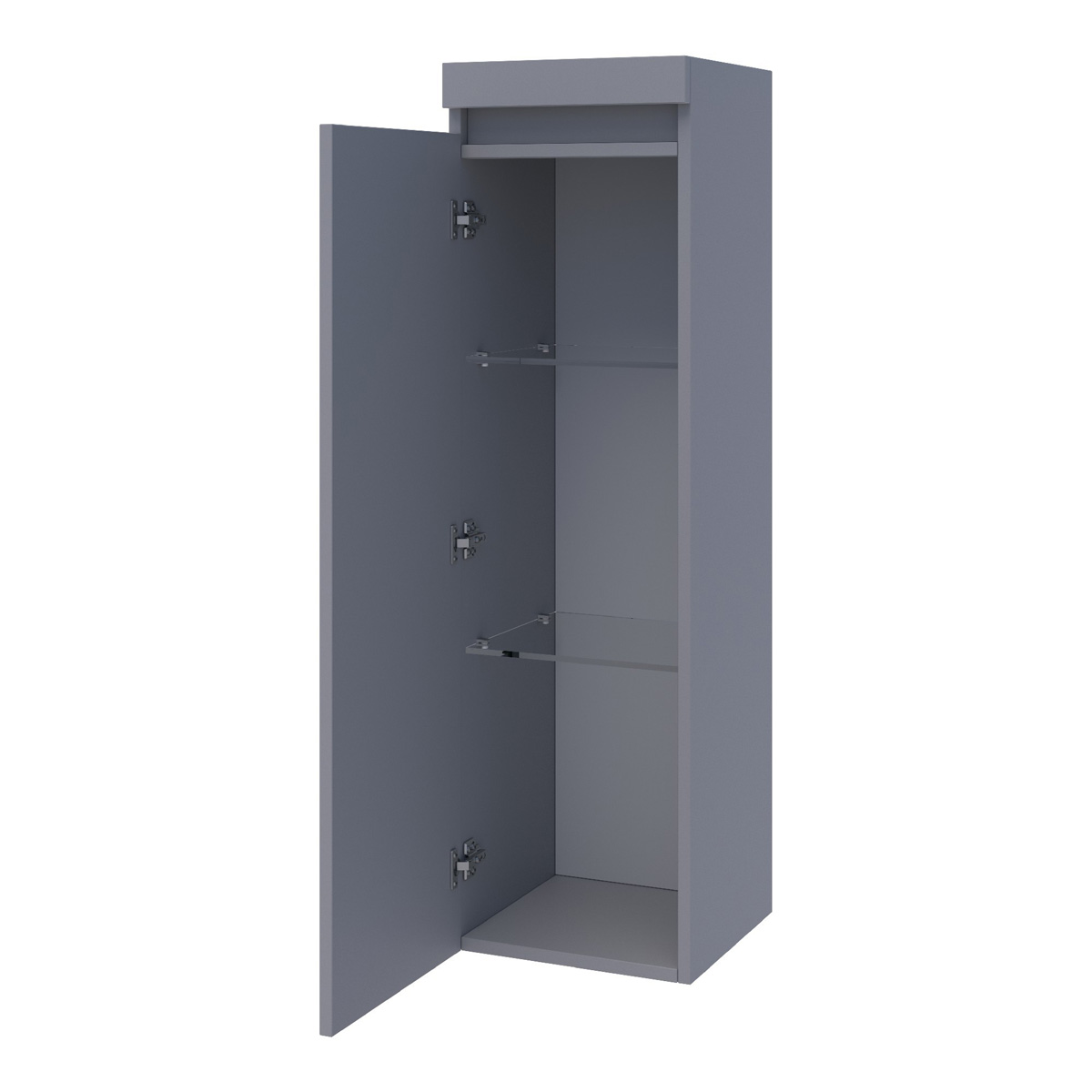 Brauer Joy kolomkast 120cm linksdraaiend grijs mat