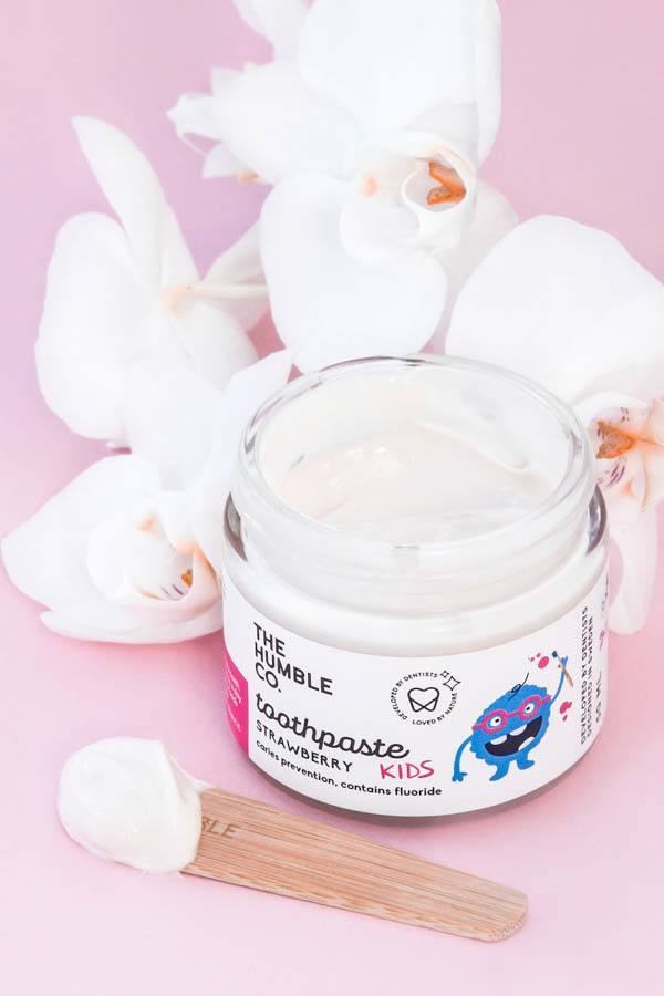 The Humble Co Humble Natural Toothpaste In Jar Kids Strawberry 50ml