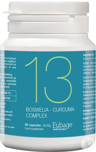 Eubage 13 Boswellia-Curcuma Complex 90 Capsules