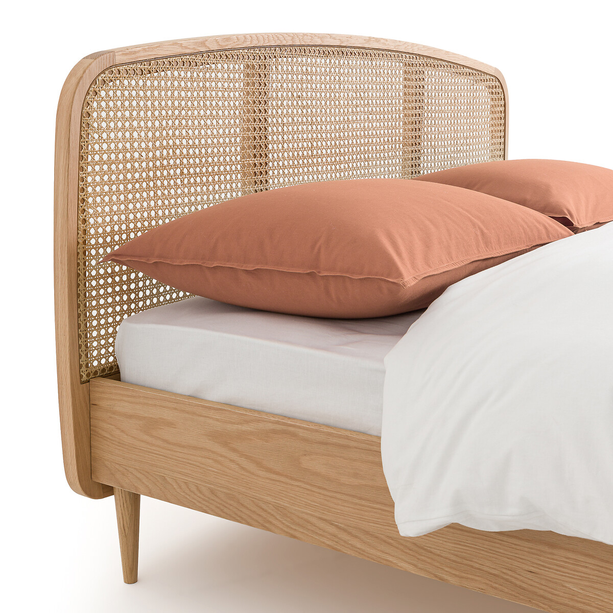 LA REDOUTE INTERIEURS<br>Cama de vime com estrado de ripas, Buisseau