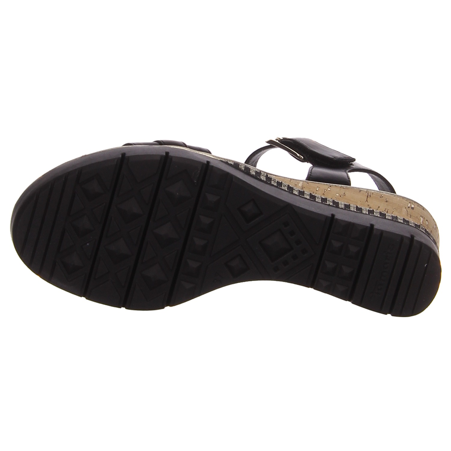 Tamaris Keilsandalette schwarz schwarz