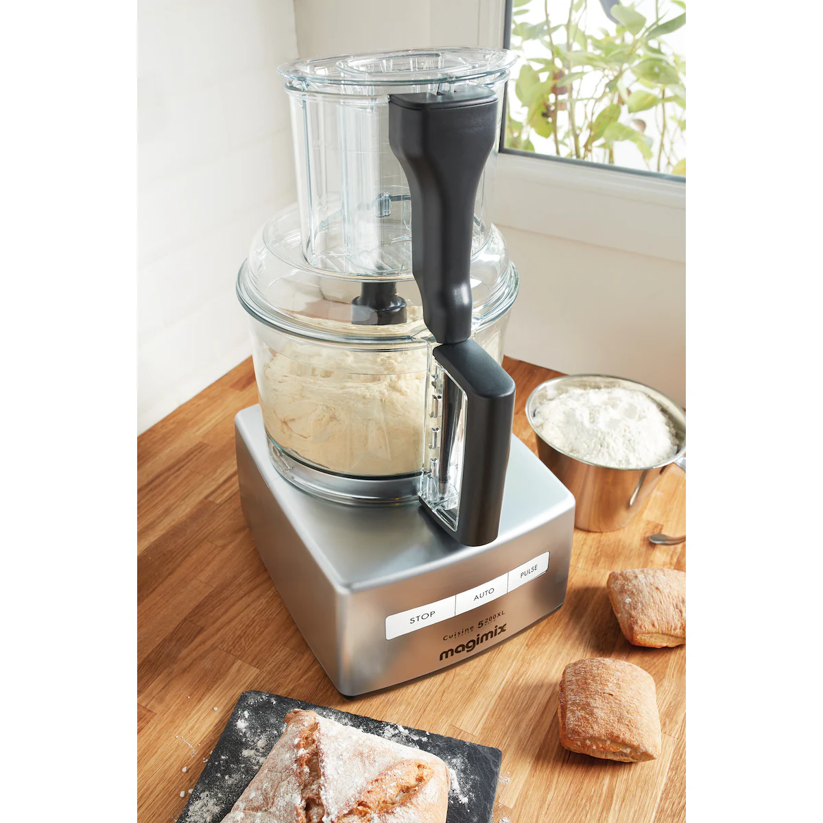 Magimix CS 5200XL foodprosessor MAG18591SK (krom)