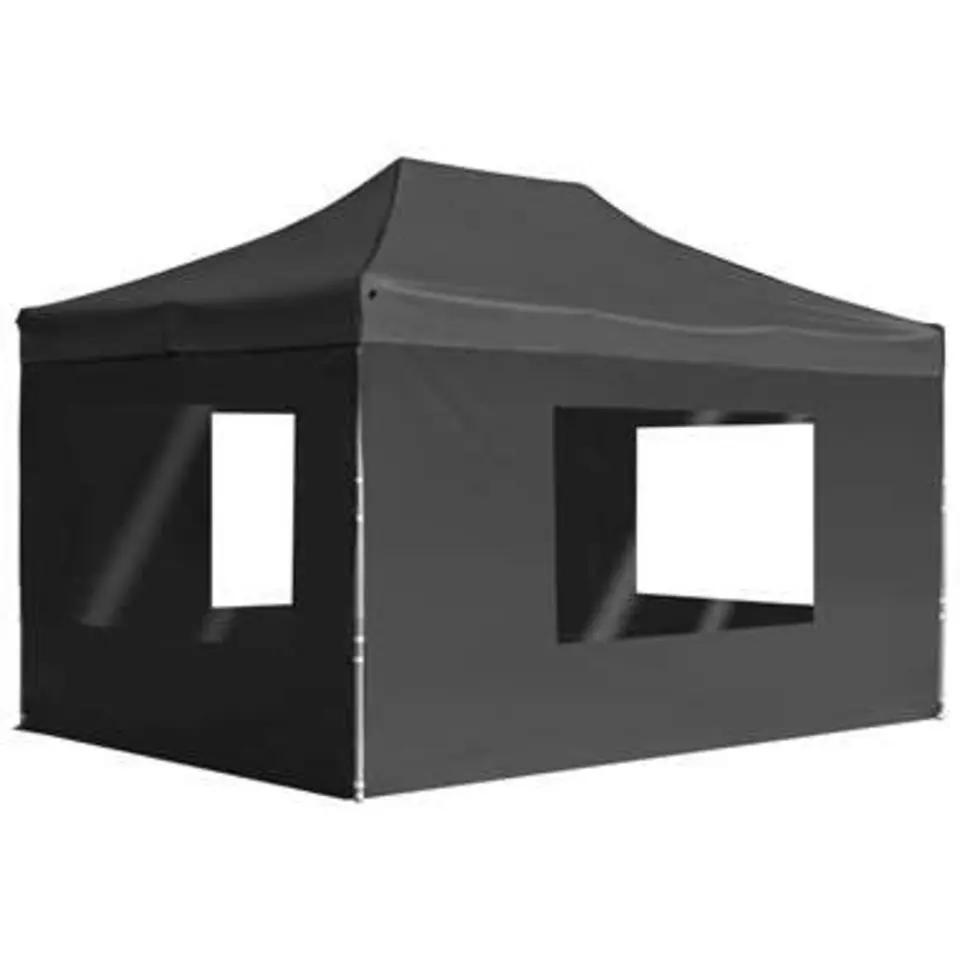 vidaXL - Partytent - Antraciet - Stof - 4.5 x 3 m