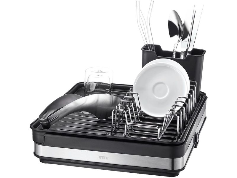 GEFU Abtropfgestell Smartline 36 x 30.5 x 18 cm Flexibel ausziehbares Abtropfgestell