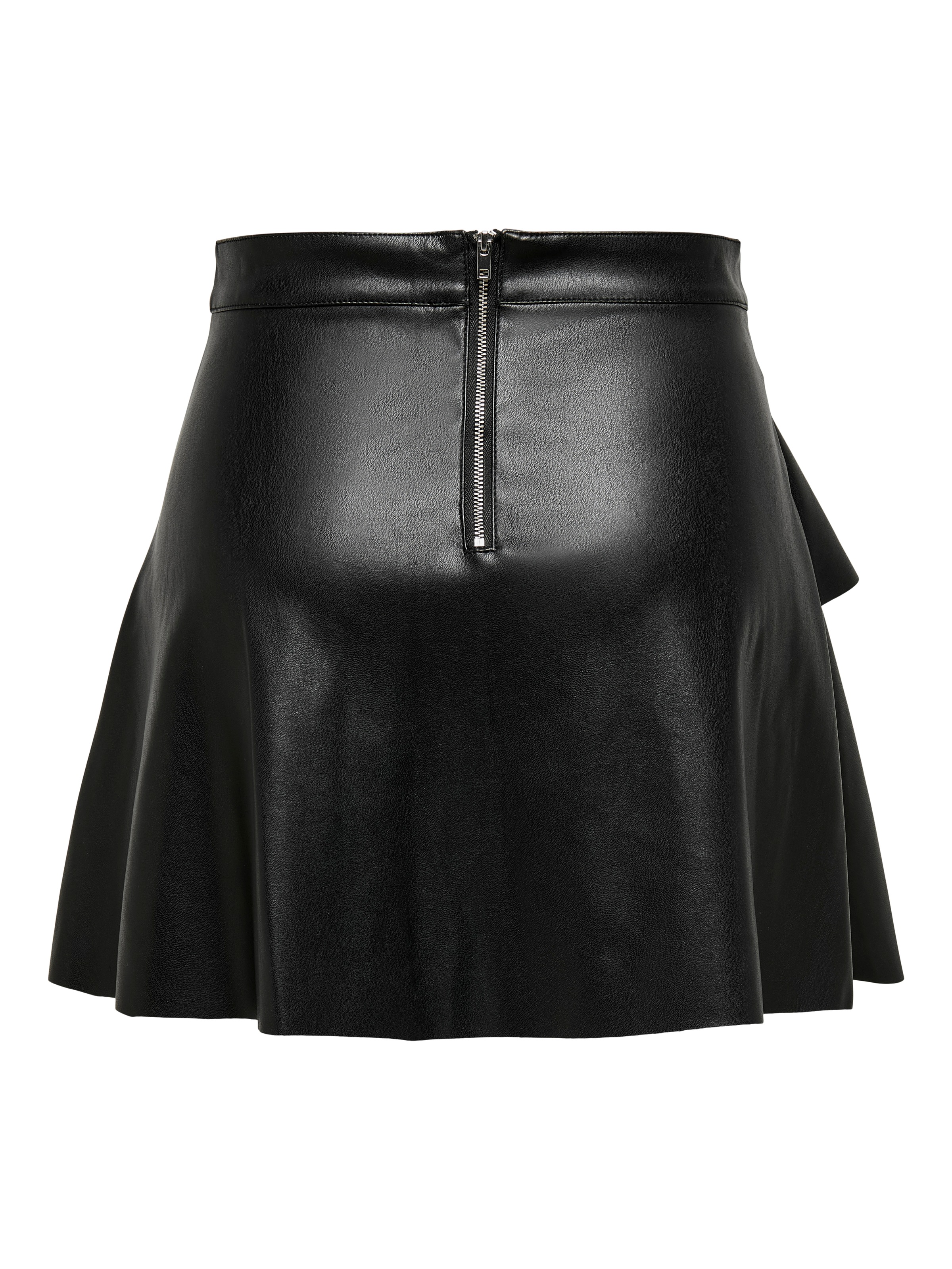 ONLY Lederimitatrock »ONLEMMA FAUX LEATHE FRILL SKIRT NOOS OTW«