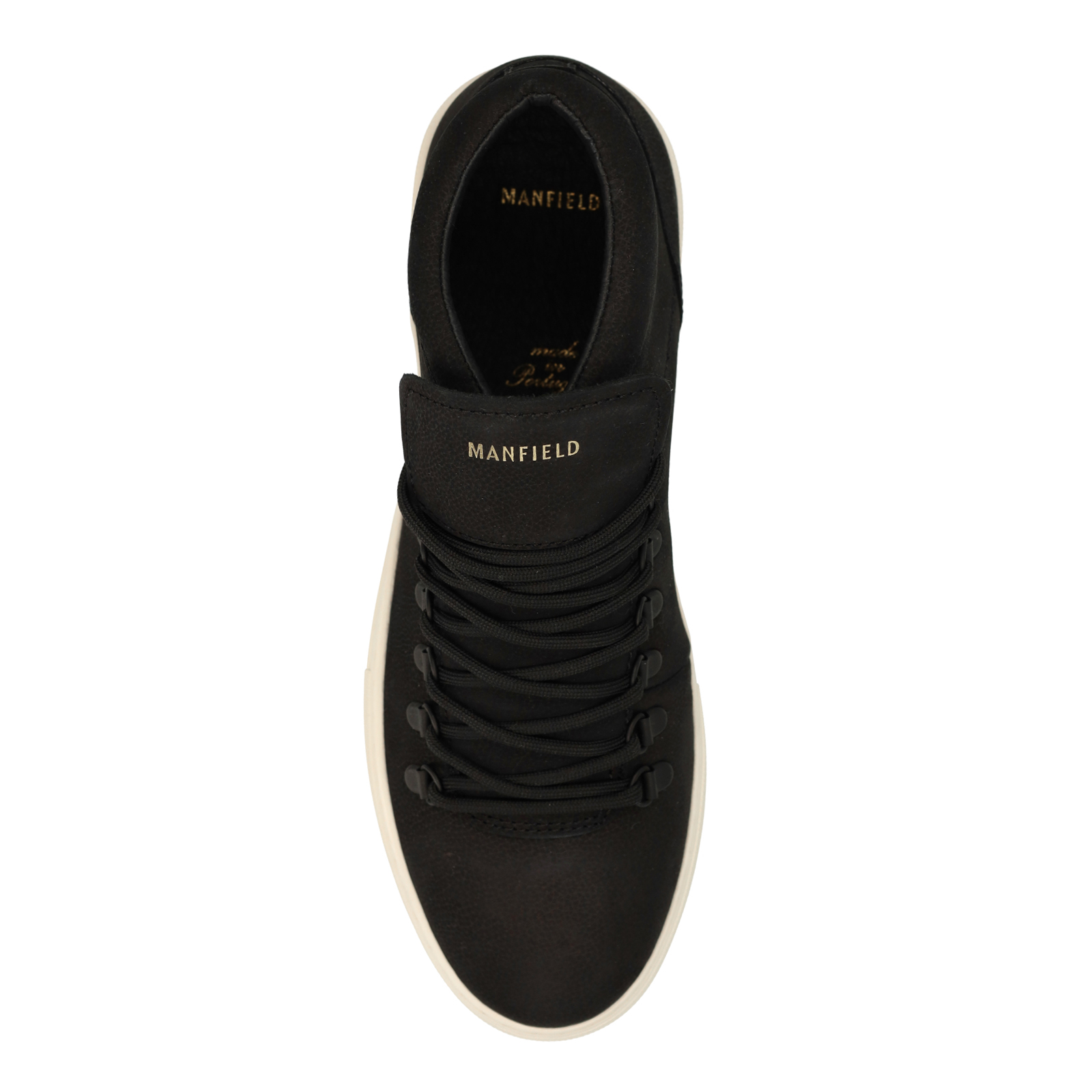 Zwarte nubuck sneakers
