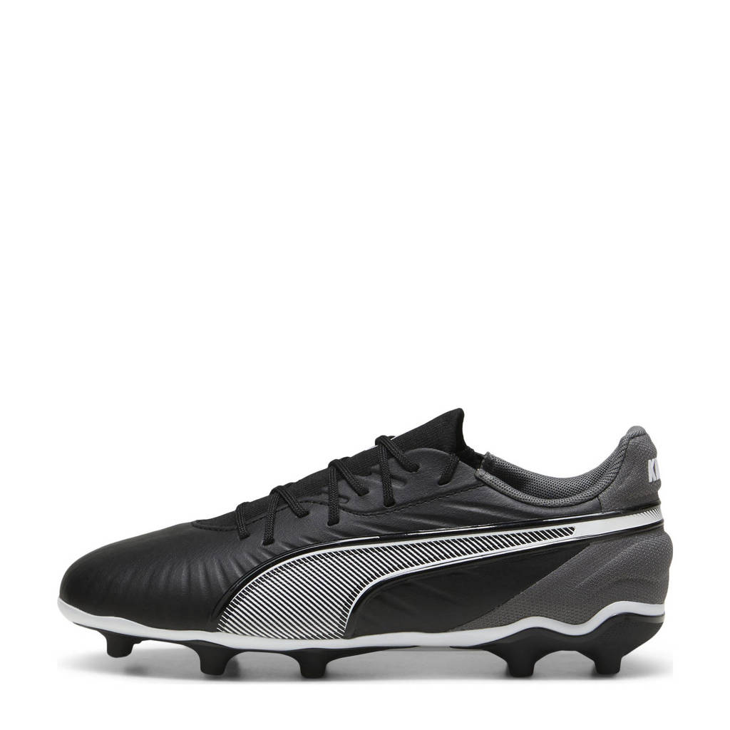 Puma Kin Matchjunior voetbalschoenen zwart/wit/antraciet