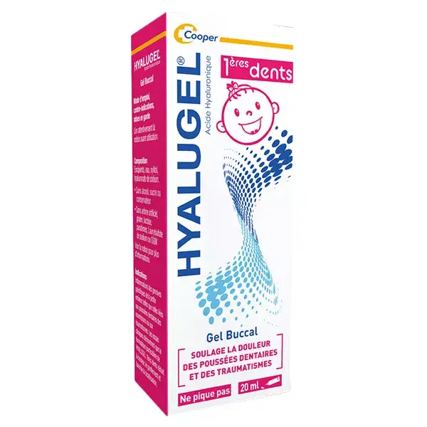 Gel para dentição Hyalugel para bebês 20ml