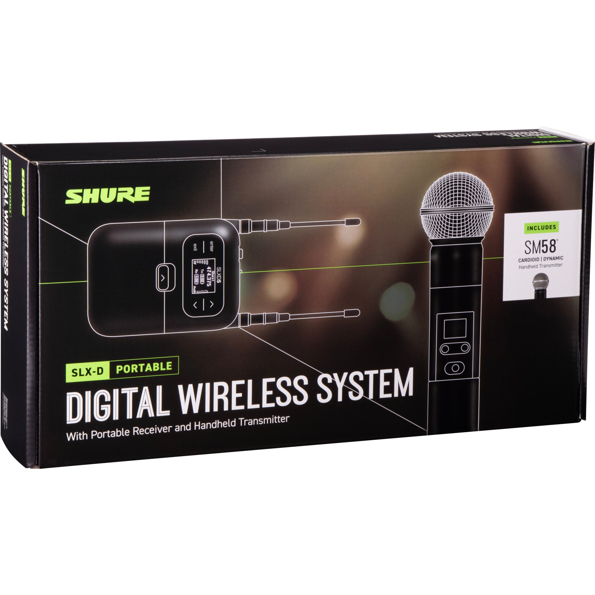 Shure SLXD25/SM58 draadloze handheld microfoon L56 (650-694 MHz)