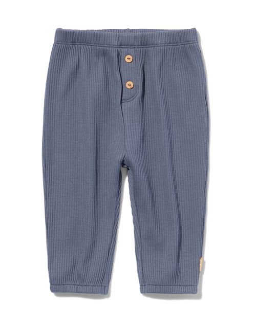 legging côtelé pour nouveau-né gris foncé
