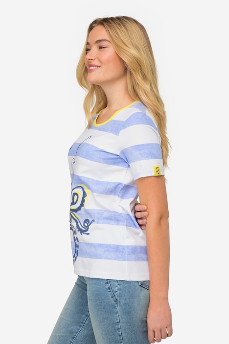 T-Shirt, Blockstreifen