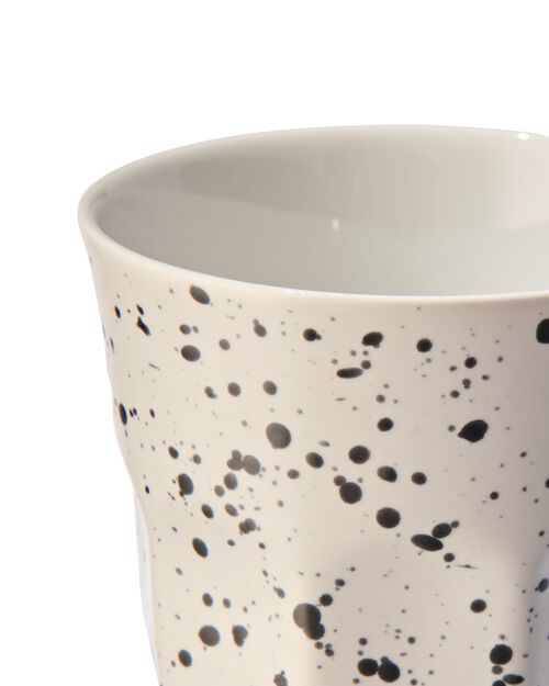 mug - 330 ml - Mirabeau mat - blanc éclaboussures