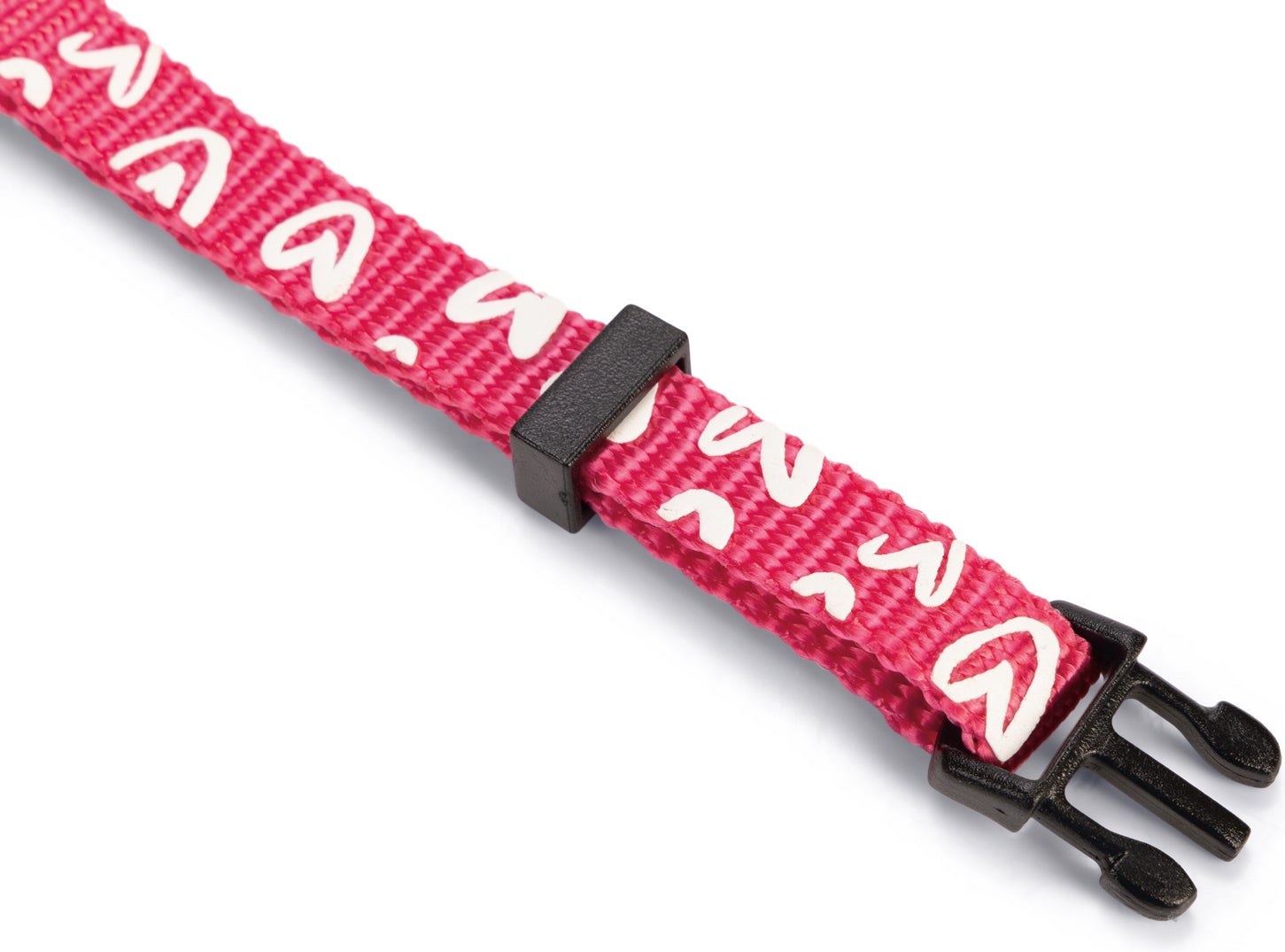 Beeztees kattenhalsband Heart roze 20-30 x 1 cm