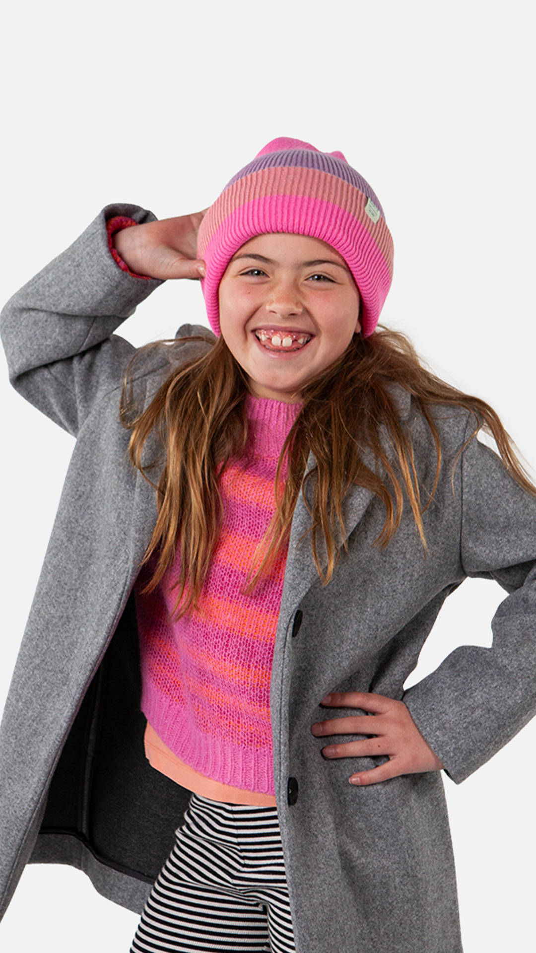 Barts muts roze/lila