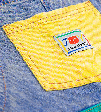 Bobo Choses Latzhosen - Smiling Farbblock - Mehrfarbig