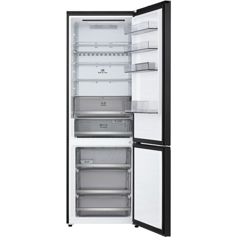 Réfrigérateur congélateur en bas Lg GBBW322CEV Noir