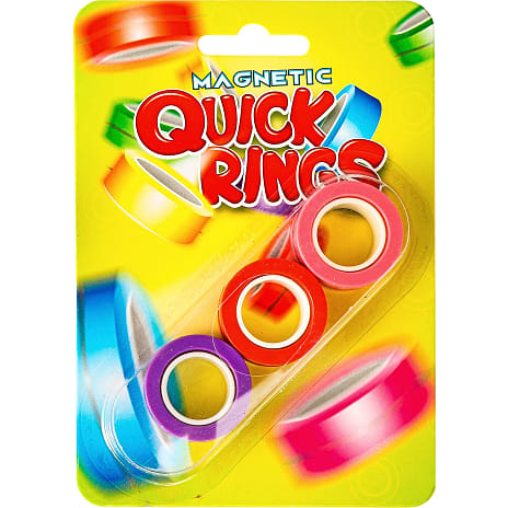 Magnetic Quick Rings Neon 3 pack asst.
