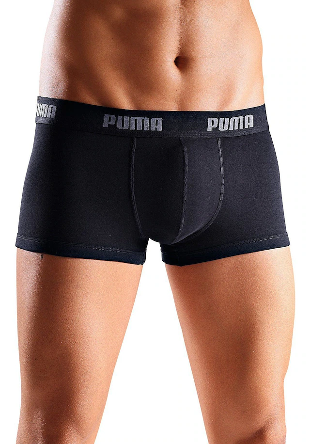 PUMA Hipster, 3er-Packer Packung, mit Logoschriftzug auf breitem Bund
