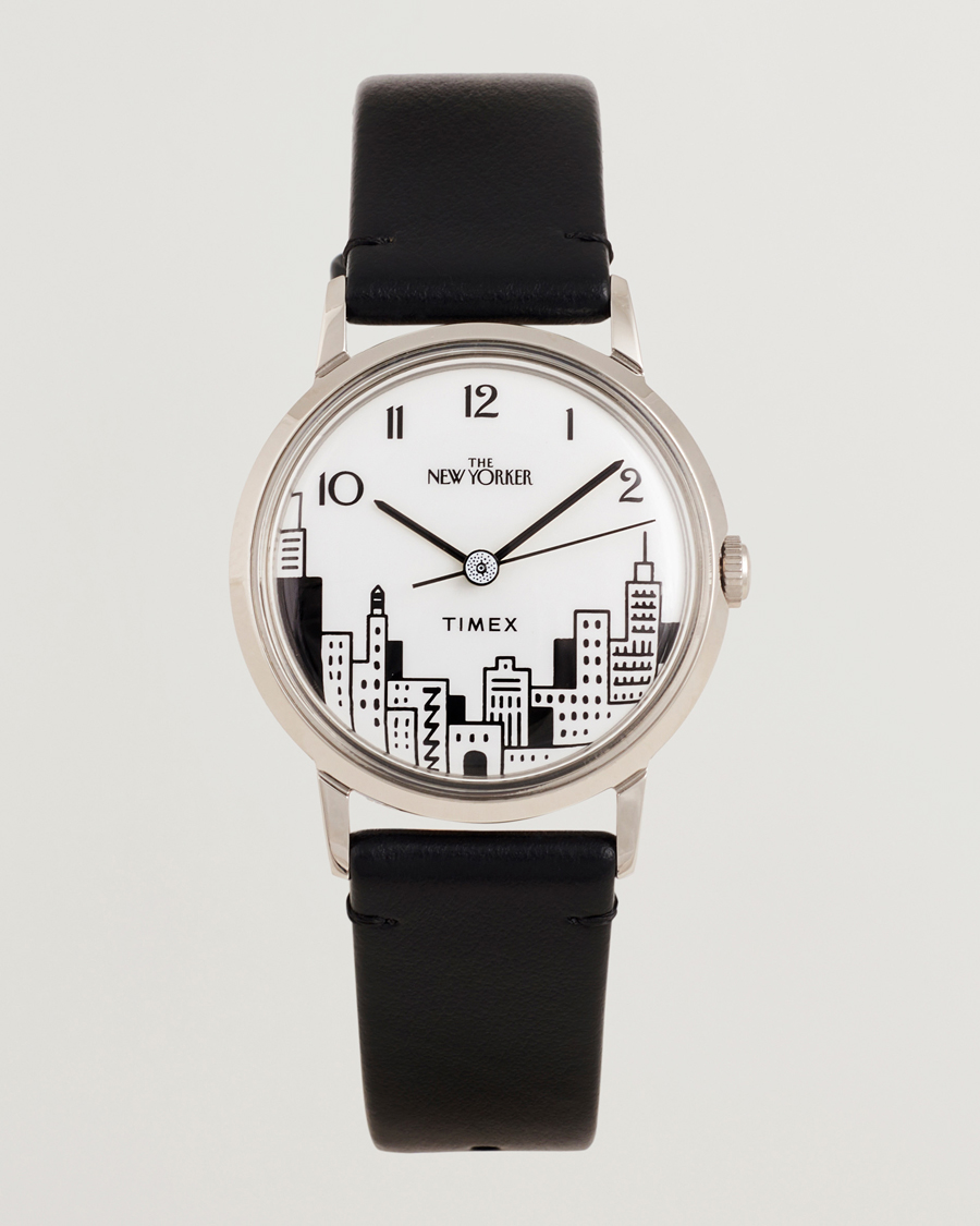 Timex Timex X New Yorker Marlin Hand Wind 34mm White Dial