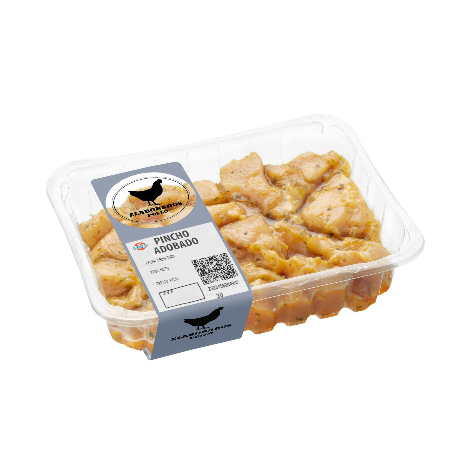 Brochettes de poulet marinées sans brochette