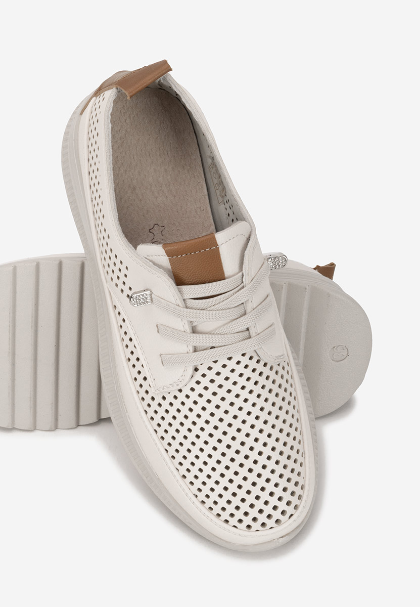 Baskets pour femme blancs Nezelia