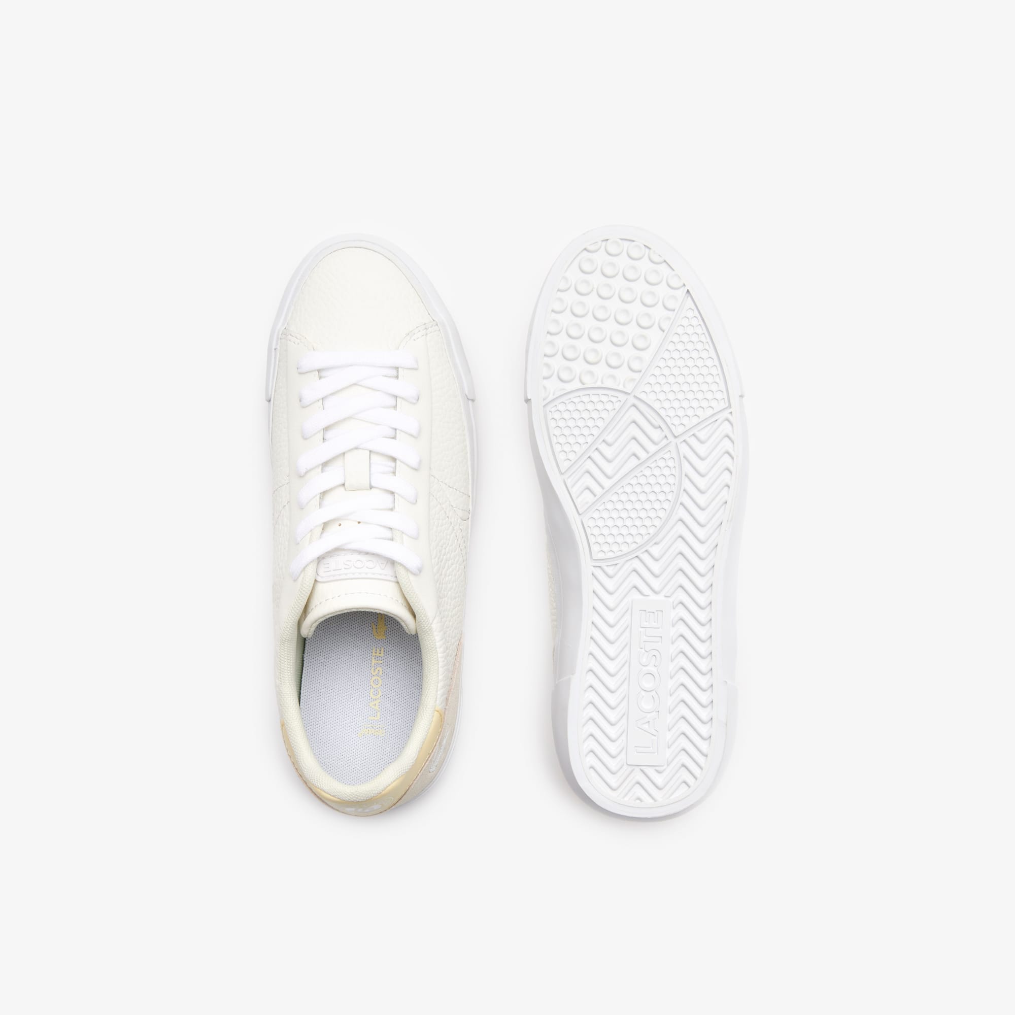 Sneakers L006 Roland Garros femme Lacoste en cuir Sneakers - Beige - Lacoste - Femme
