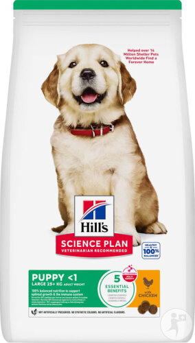 Hill's Science Plan Puppy Croquettes Pour Chiot De Grande Taille Au Poulet 6kg