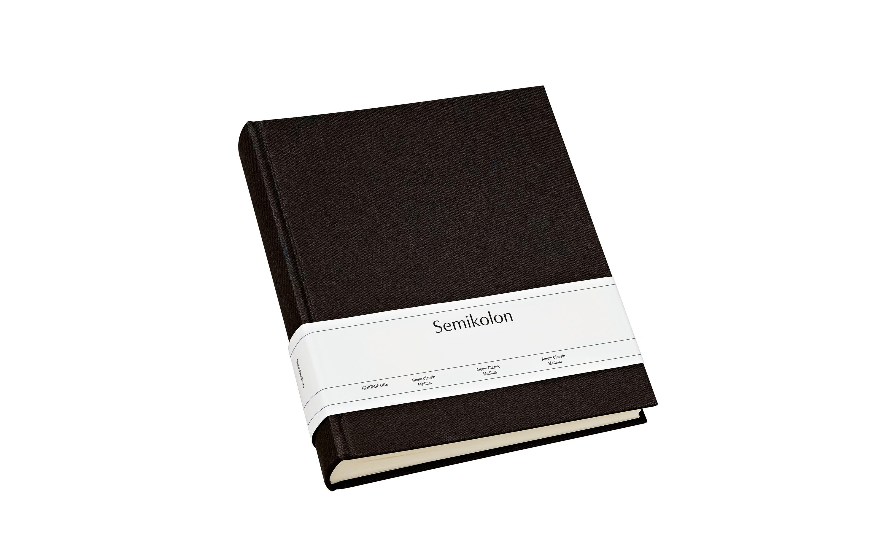 Fotoalbum Classic Medium 21.6 cm x 25.5 cm SchwarzAlbum für Ihre schönsten Fotos und Erinnerungen