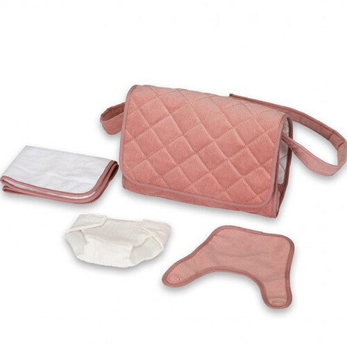 Mama memo poppenluiertas corduroy roze