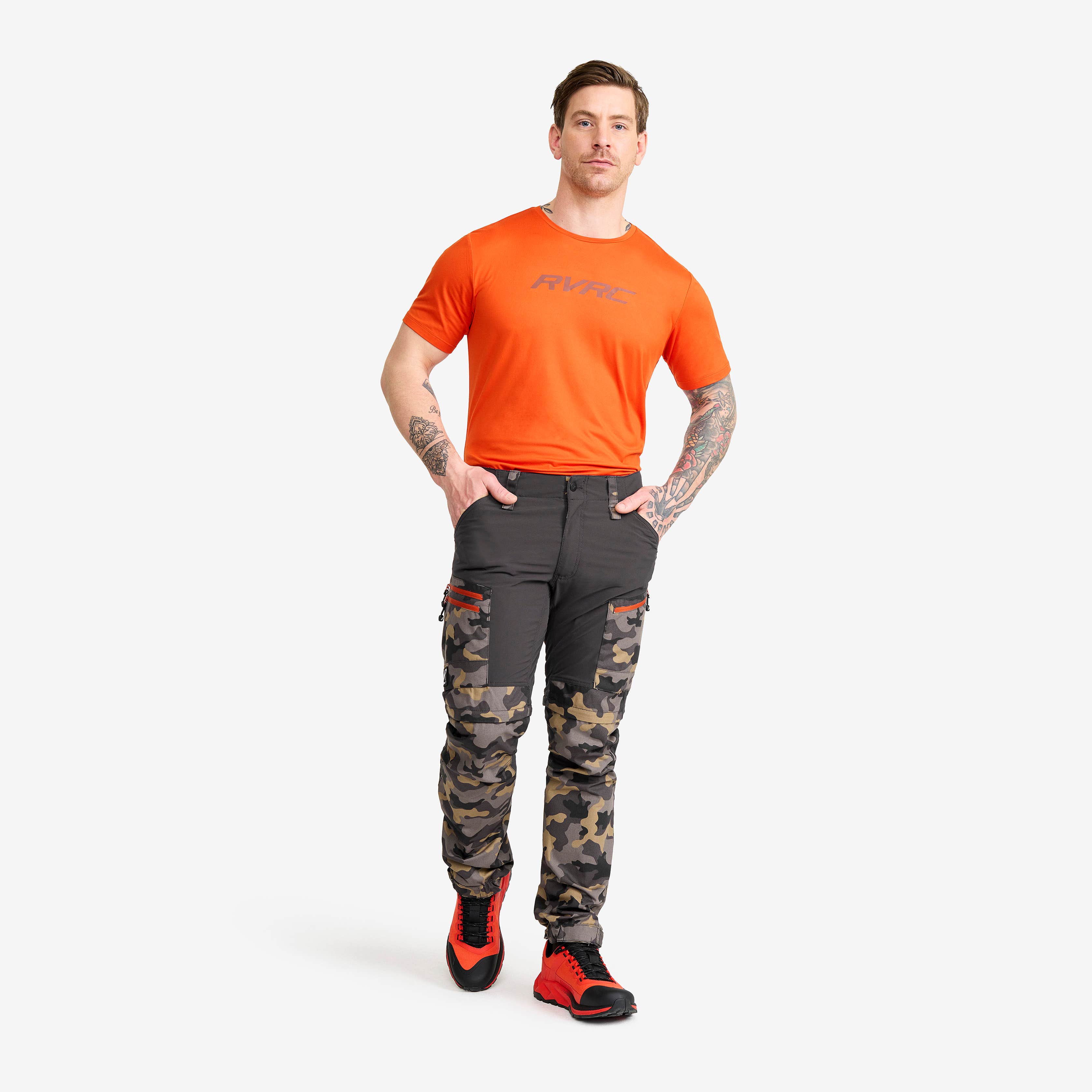 RVRC GP Pro Zip-off Pants Herre Khaki/Anthracite Camo