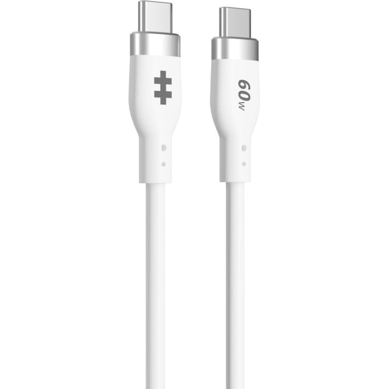 HYPER HyperJuice câble USB USB 2.0 1,5 m USB C 60 W Blanc