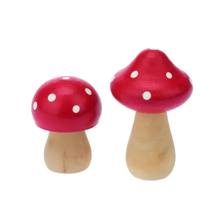 Glorex Holzpilz, spitz, 4,5x3cm 2 Stück
