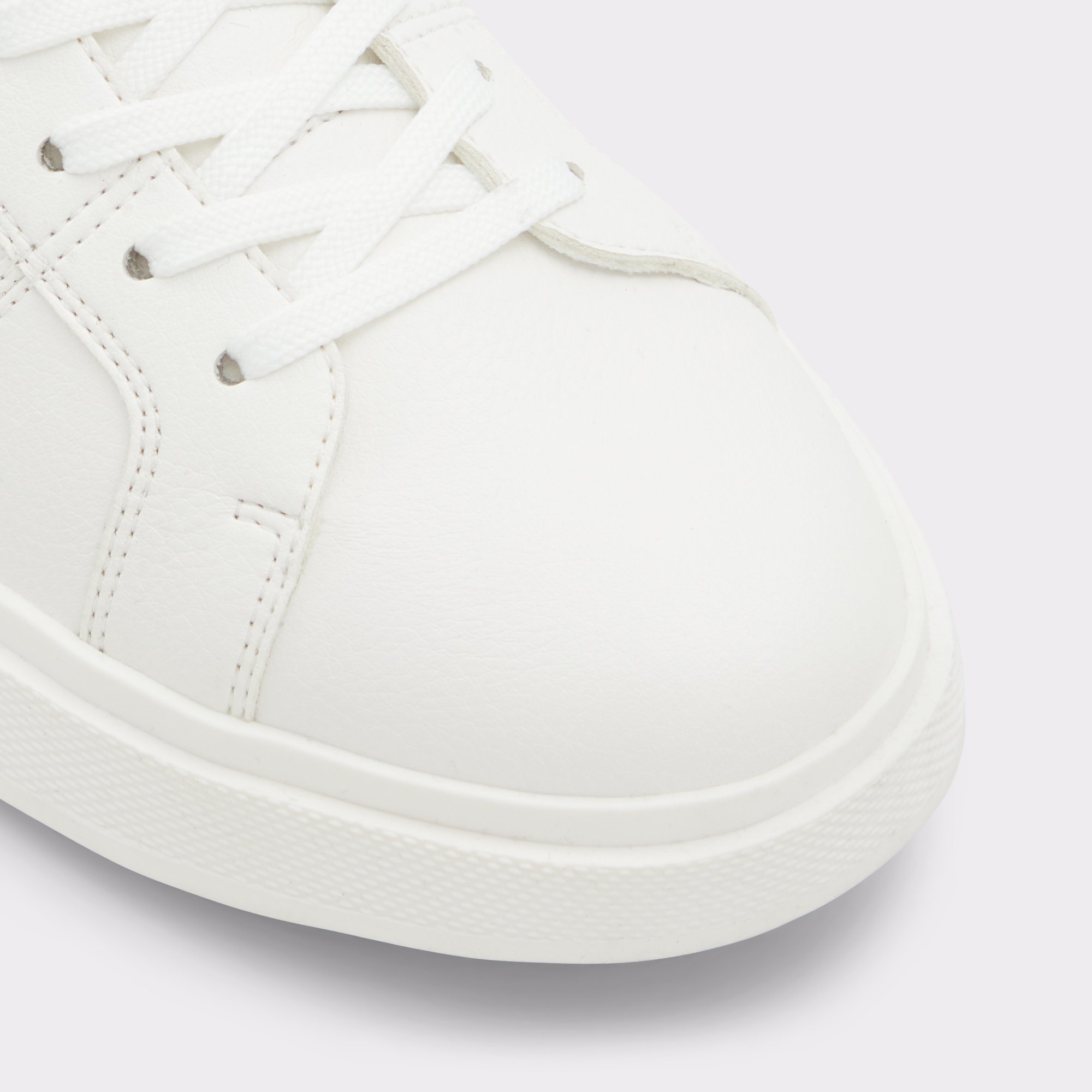 Primespec White Synthetic Smooth Men Sneakers